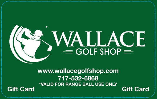 Wallace Golf Shop Range Ball Gift Card